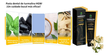 Pasta Dental Natural Tourmaline Negra World Herbs SIN FLUOR